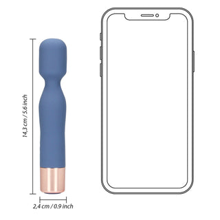 Mini Wand Vibrator - Blue Horizon