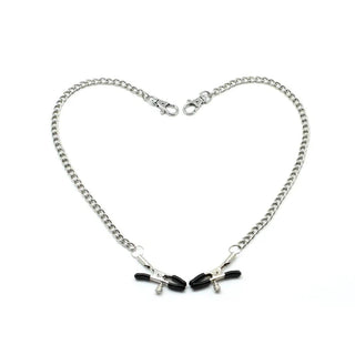 Metal Chain and Bull Nose Nipple Clamps