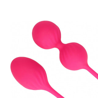 2 Piece Thumping Kegel Ball Set - Wild Strawberry