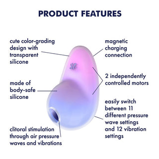 Pixie Dust - Clitoral Stimulator - Violet/Pink