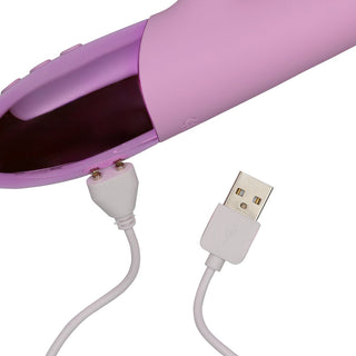 Ultra Soft Silicone Rabbit Vibrator - Exotic Fuchsia