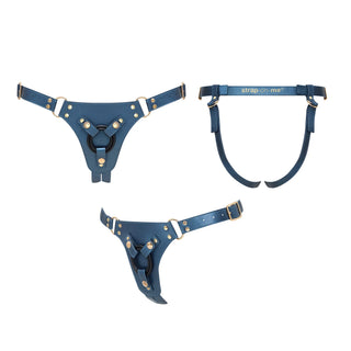 LEATHERETTE HARNESS  GENEROUS - ONE SIZE - BLEU