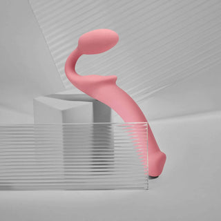 Strap-On-Me - Semi-Realistic Bendable Strap-On Dildo - Pink