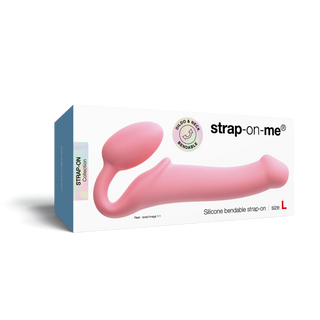 Strap-On-Me - Semi-Realistic Bendable Strap-On Dildo - Pink