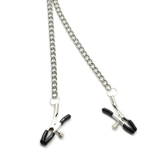 Metal Chain and Bull Nose Nipple Clamps