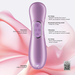 Satisfyer - Pro 2 Generation 4 - Double Air Pulse Vibrator (with App Control)