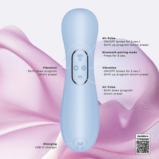 Satisfyer - Pro 2 Generation 4 - Double Air Pulse Vibrator (with App Control)