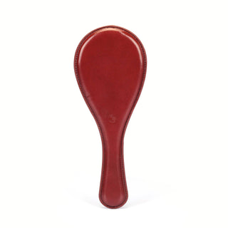 Wine Red  Leather Round Paddle