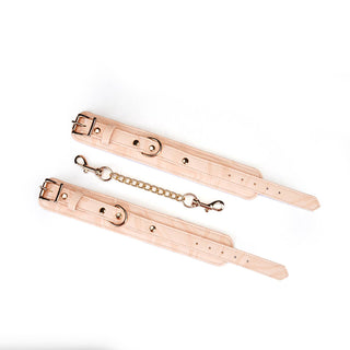 Boudoir Amor Vegan Wrist Cuffs Pink