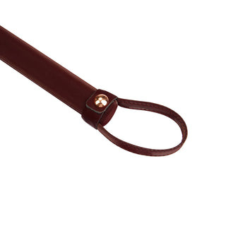 Metallic Shade Burgundy Vegan Flogger