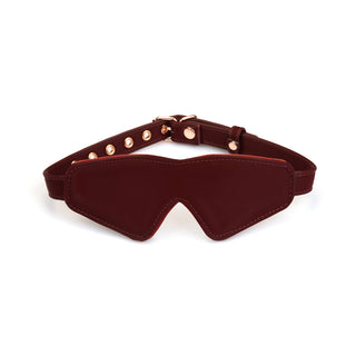 Metallic Shade Burgundy Vegan Blindfold