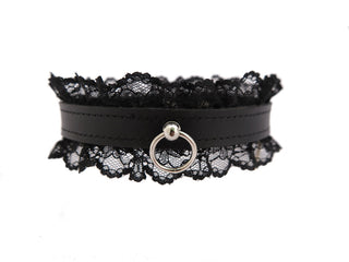 Black Lace Collar
