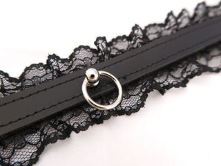 Black Lace Collar