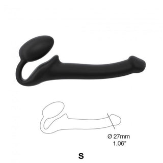 Strap-On-Me Bendable Double Dildo - Black