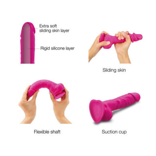 Sliding Skin - Realistisk Dildo Pink