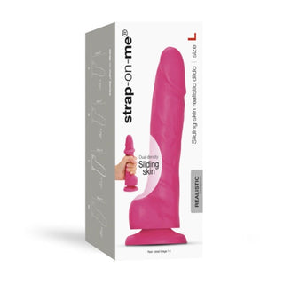 Sliding Skin - Realistisk Dildo Pink