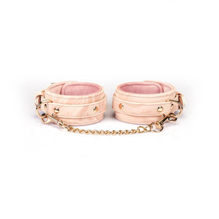 Boudoir Amor Vegan Ankle Cuffs Pink
