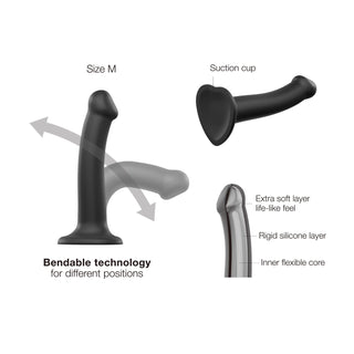 Strap-On-Me Silikone Bendable Dildo
