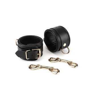 Dark Secret- Highest Premium Bondage Set, Collar, leash & wrist cuffs