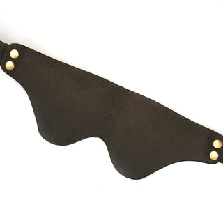Samurai Thick Leather Blindfold
