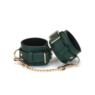 Mossy Chic - Cow Leather Ankle Cuffs Restraints