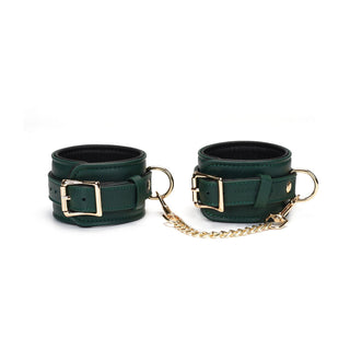 Mossy Chic - Cow Leather Handcuffs Wrist Restraints