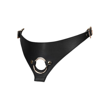 Dark Secret Deluxe Leather Strap On Harness