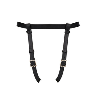 Dark Secret Deluxe Leather Strap On Harness