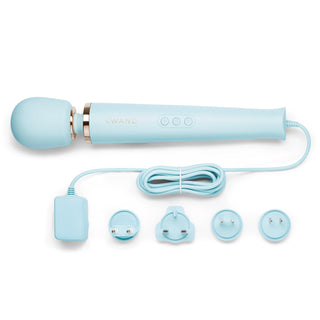 Powerful Plug-In Vibrating Massage - sky blue