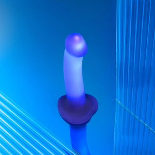 Glow Led Dildo - Purple
