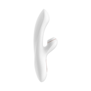 Pro Plus - G-Spot Air Pulse Stimulator and Vibration - White & Rose Gold