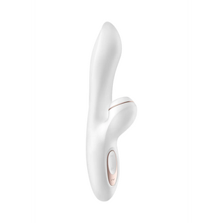 Pro Plus - G-Spot Air Pulse Stimulator and Vibration - White & Rose Gold