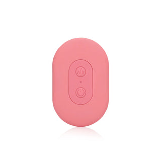 Ultra Soft Silicone Egg Vibrator with Remote Control - Pink Arabesque