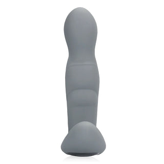 Rotating Prostate Stimulator with Remote Control - Gotham Grey