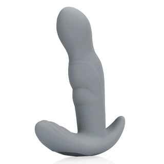 Rotating Prostate Stimulator with Remote Control - Gotham Grey