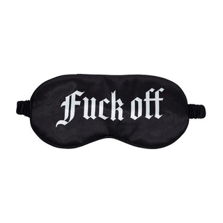 Printed Satin Mask - Black