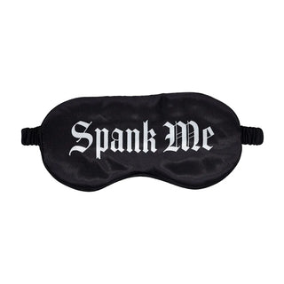 Printed Satin Mask - Black