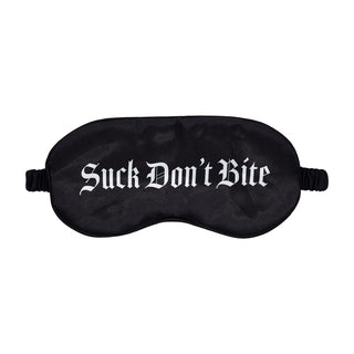 Printed Satin Mask - Black