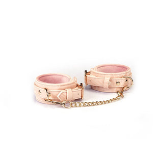 Boudoir Amor Vegan Ankle Cuffs Pink
