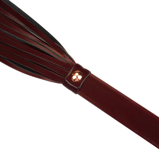Metallic Shade Burgundy Vegan Flogger