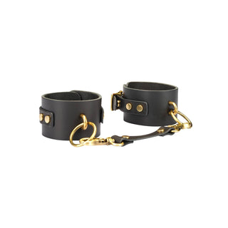 Samurai Thick Leather Ankle Cuffs