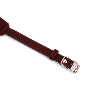 Metallic Shade Burgundy Vegan Blindfold