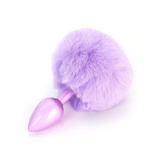 Toyjoy Happiness Enchanting Bunnytail Butt plug Purple