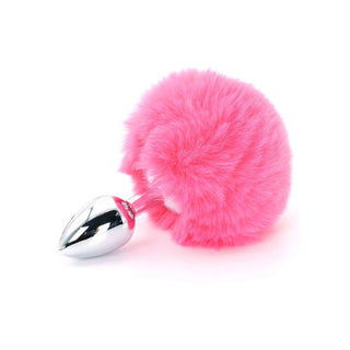 Toyjoy Happiness Enchanting Bunnytail Butt Plug Pink