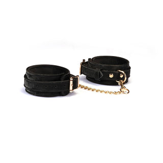 Boudoir Amor Vegan Ankle Cuffs Black