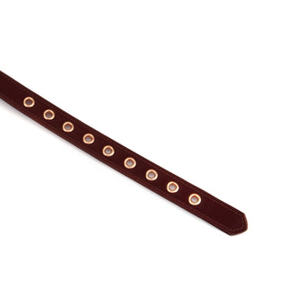 Metallic Shade Burgundy Vegan Blindfold