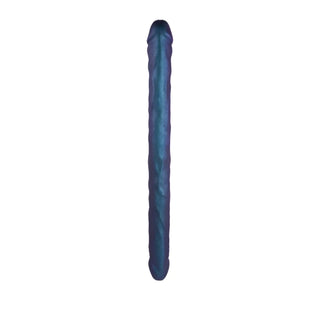 Double Dong Realistic Dildo -Snaky Metallic Color