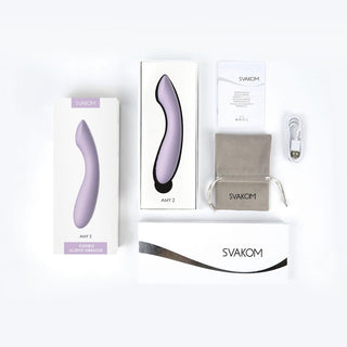 AMY 2 G-SPOT & CLITORAL VIBRATOR LIGHT PURPLE