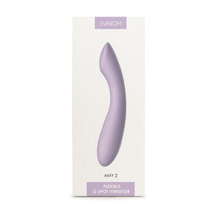 AMY 2 G-SPOT & CLITORAL VIBRATOR LIGHT PURPLE