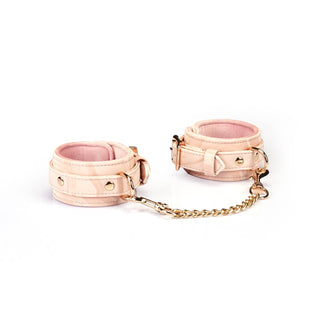 Boudoir Amor Vegan Wrist Cuffs Pink
